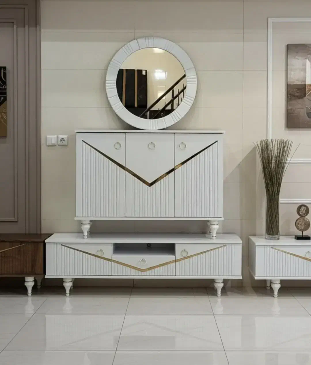 ست کنسول و میز تی وی وکیوم|میز تلویزیون|پارسآباد, |دیوار