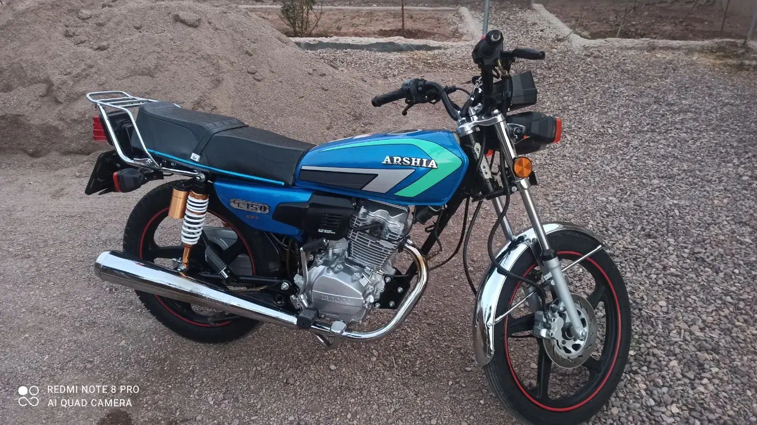موتور 150عرشیا آبی خوشرنگ|موتورسیکلت|اقبالیه, |دیوار