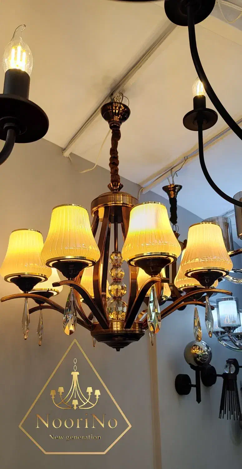 لوستر غنچه نمونه اورجینال شرکتی|لوستر و چراغ آویز|اندیشه, اندیشه فاز ۳|دیوار