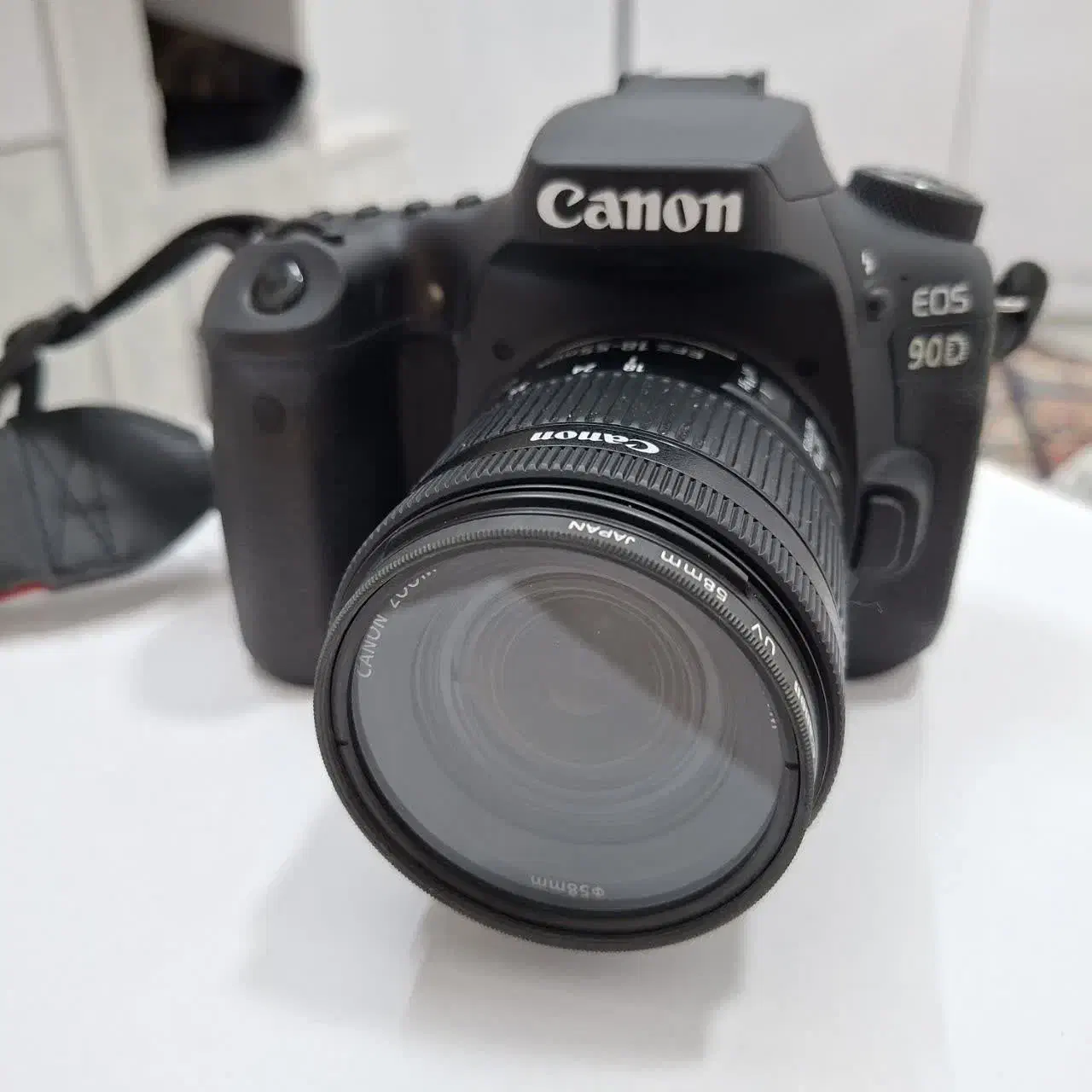 دوربین کنون 90Dبا لنز۱۸-۵۵،رم۱۲۸،باطری زاپاس و کیف|دوربین عکاسی و فیلمبرداری|قم, در بهشت|دیوار