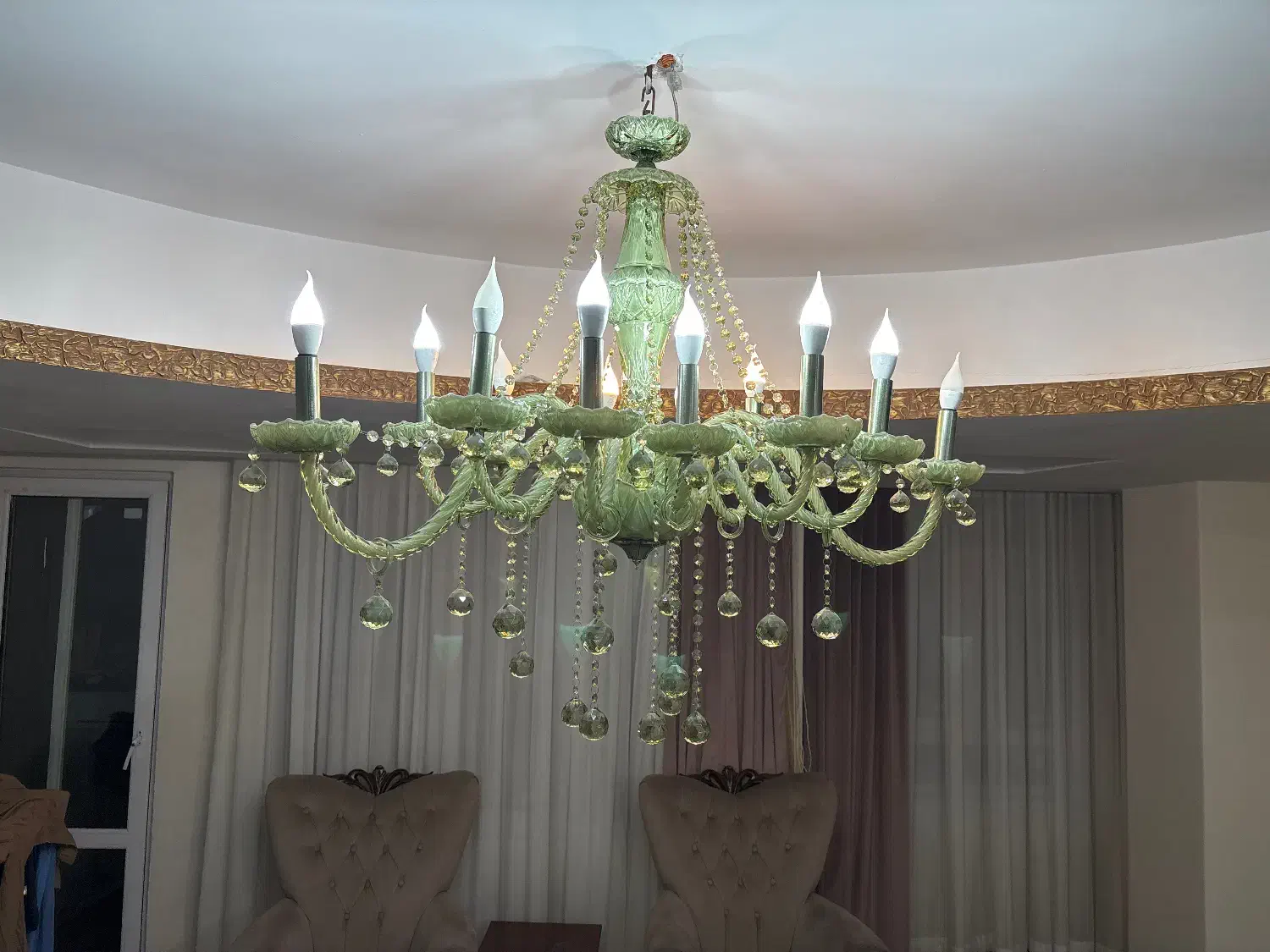 لوستر|لوستر و چراغ آویز|کرج, باغستان|دیوار