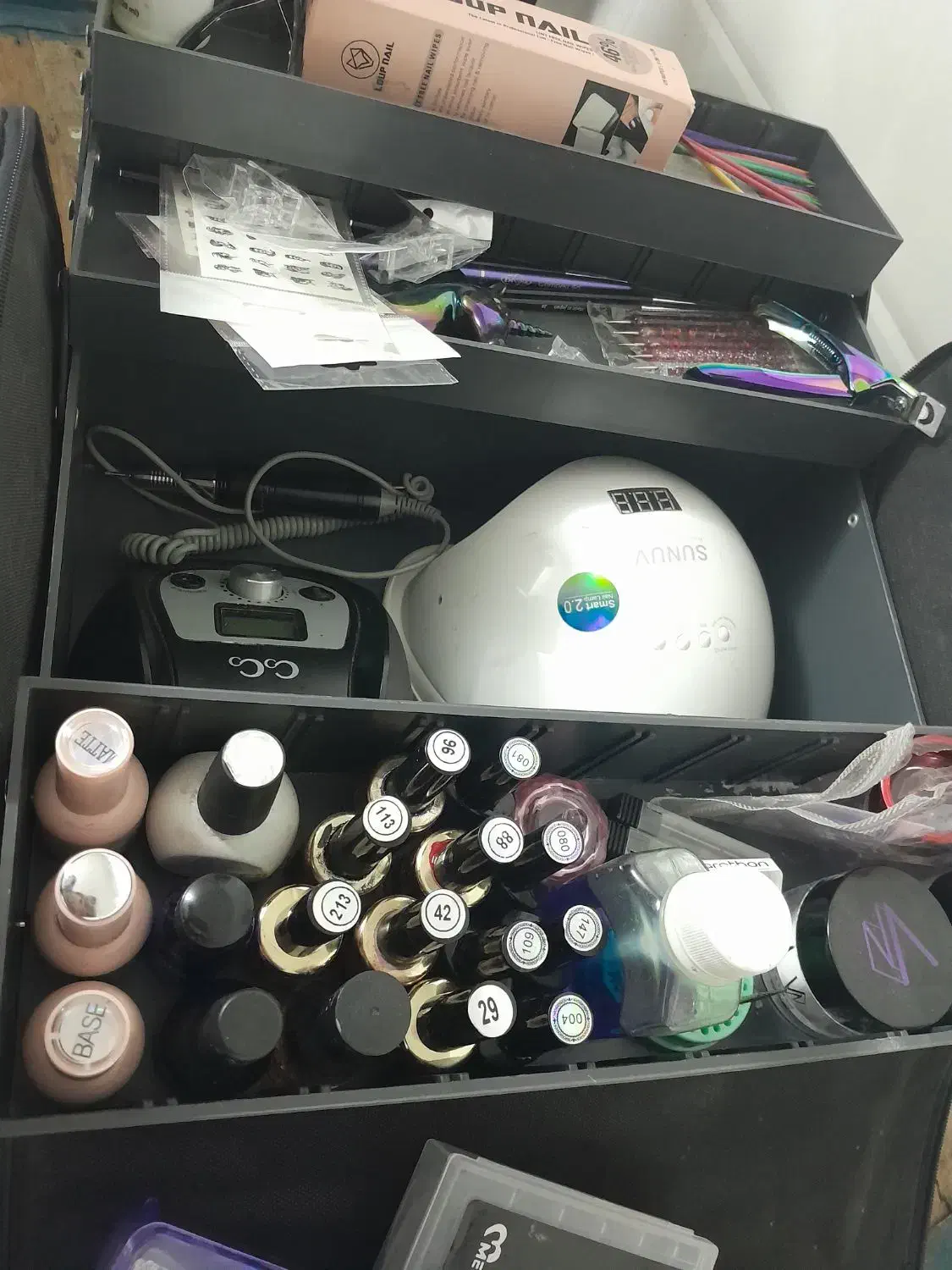 وسایل کاشت ناخن|آرایشی، بهداشتی، درمانی|قم, نخودی|دیوار