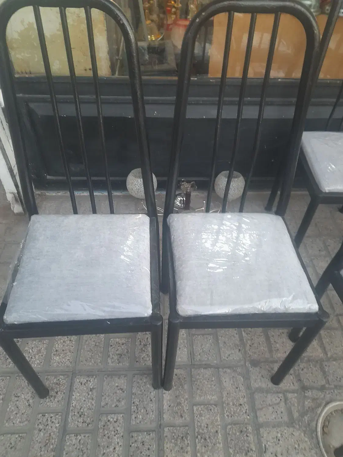 صندلی فلزی  رویه نو ۶عدد دانه ای ۶۰۰|میز و صندلی غذاخوری|مشهد, صیاد شیرازی|دیوار