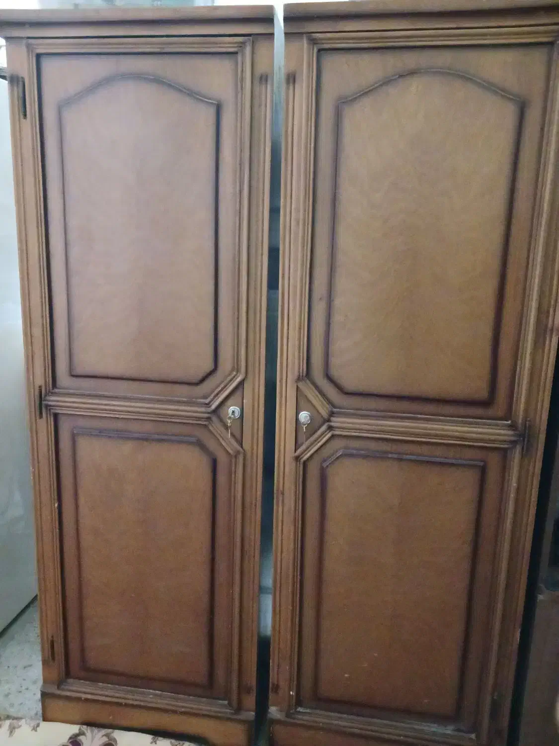 درآور و کمد چوبی|جاکفشی، کمد، دراور|یزد, |دیوار