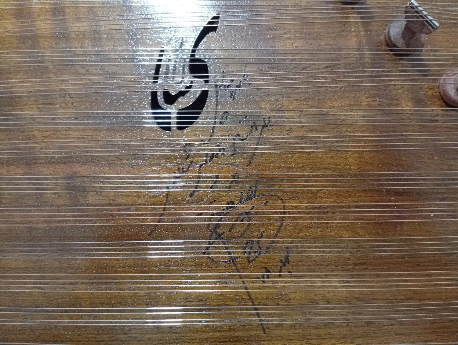 سنتور سالاری|سازهای سنتی|شیراز, شیخ علی چوپان|دیوار