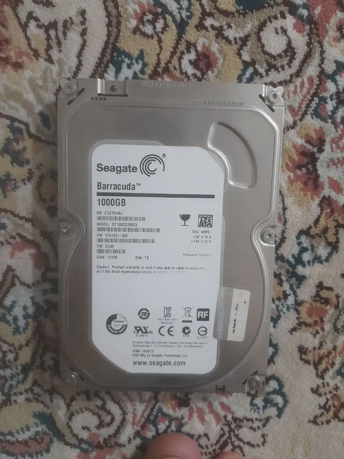 هارد همون رم یک ترا|قطعات و لوازم جانبی رایانه|اردبیل, |دیوار