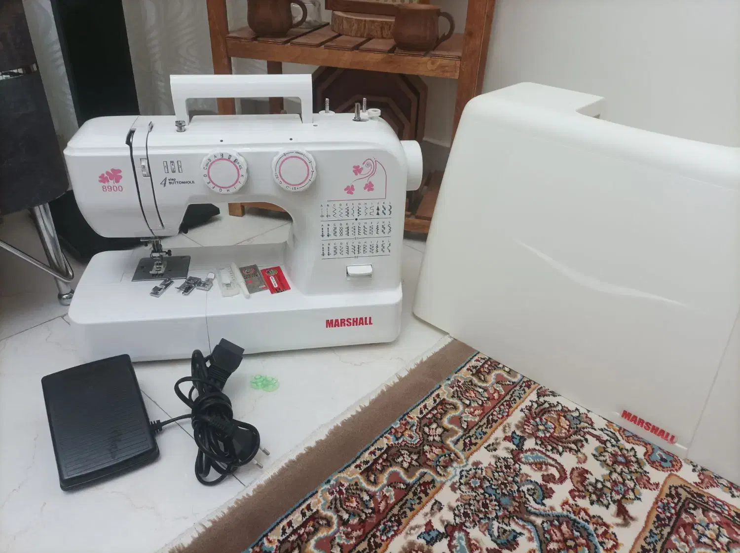 چرخ خیاطی مارشال|چرخ خیاطی و ریسندگی|اندیشه, اندیشه فاز ۳|دیوار