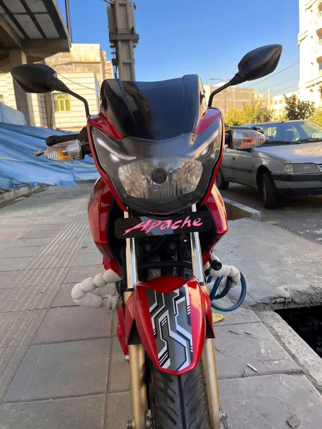 آپاچی180 معاوضه با پراید|موتورسیکلت|قدس, شهرقدس|دیوار