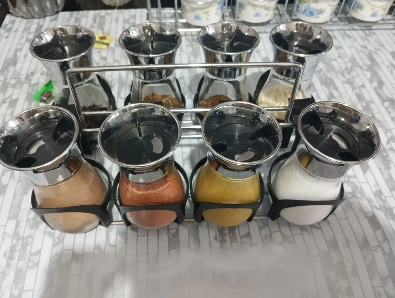 جا ادویه و پاسماوری|ظروف نگهدارنده، پلاستیکی، یک‌بارمصرف|قوچان, |دیوار