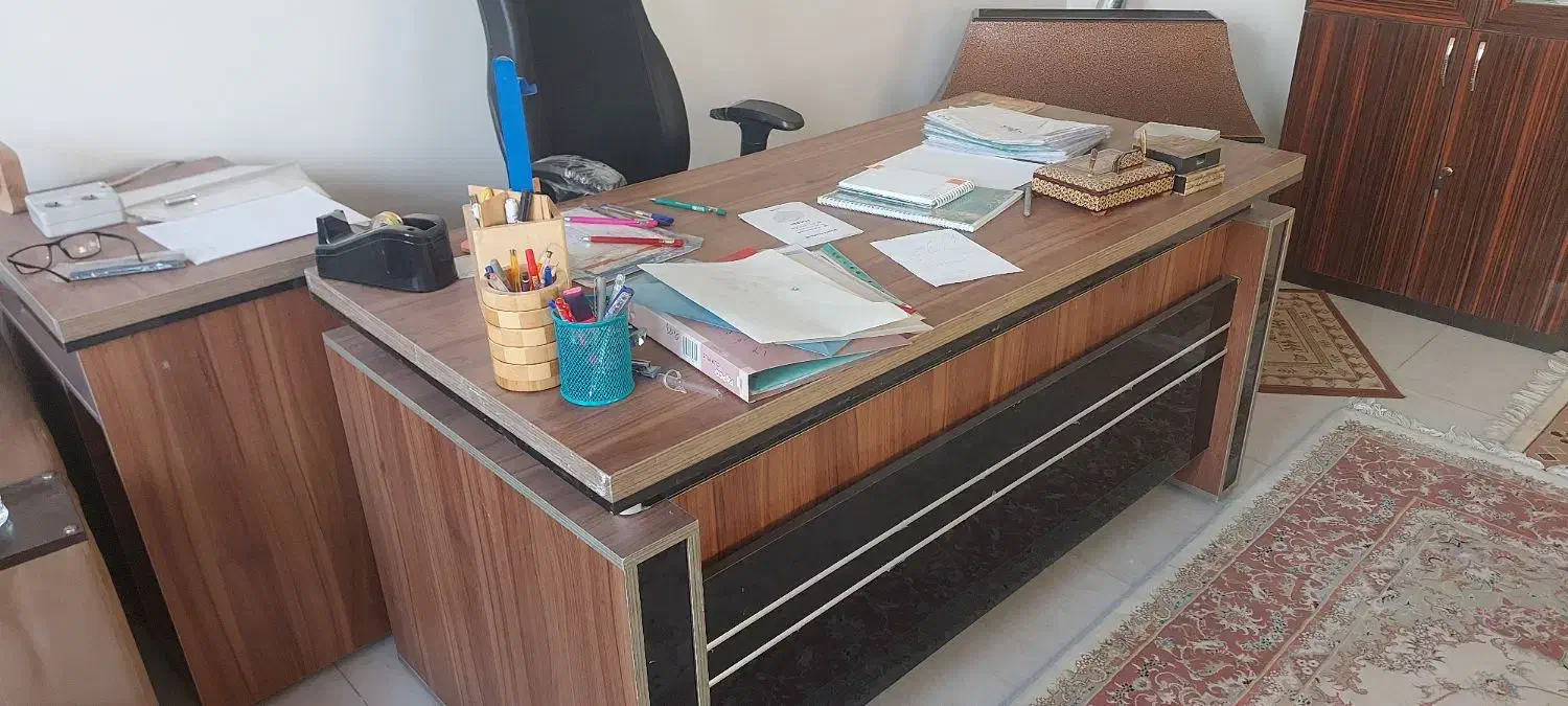 میز مدیریتی و کنسول کناره کشو دار|مبلمان اداری|شهریار, شهرک وائین|دیوار