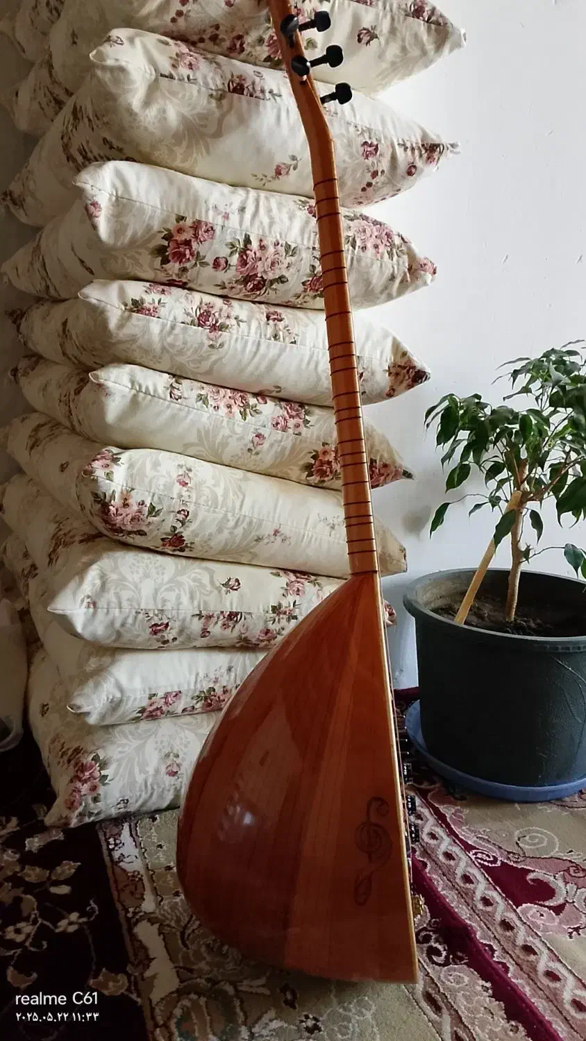 ساز باغلاما برقی|سازهای سنتی|پیرانشهر, |دیوار