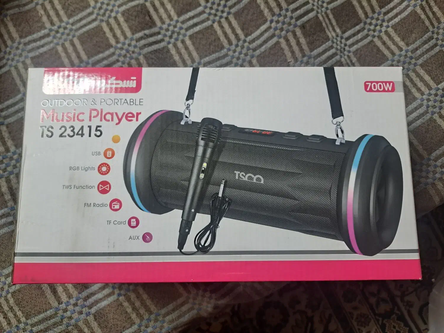 فروش اسپیکر آکبند تسکو با میکروفون تخفیف وجود دارد|سیستم صوتی خانگی|تهران, گیشا|دیوار