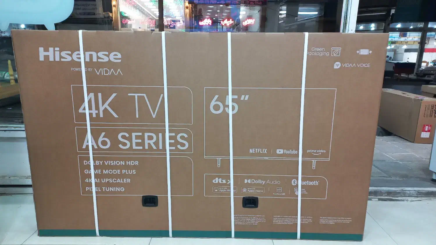 تلویزیون هایسنس 4k اسمارت ۶۵ اینچ ۵۵ اینچ اقساطی|تلویزیون و پروژکتور|زنجان, |دیوار