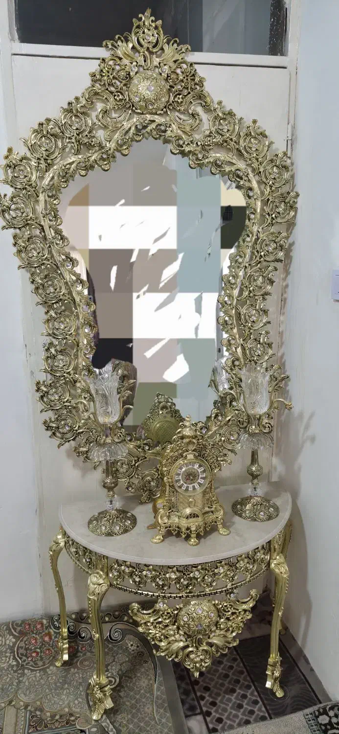 آینه شمعدان|مبلمان خانگی و میز عسلی|سبزوار, هویزه|دیوار