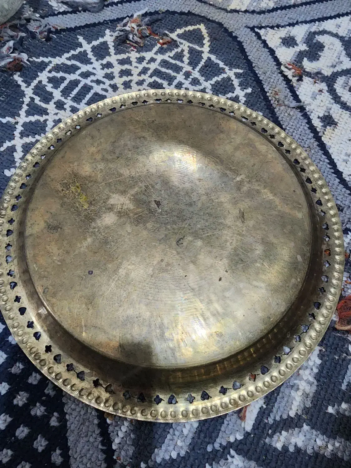 سینی قدیمی|ظروف سرو و پذیرایی|تهران, امام حسین|دیوار