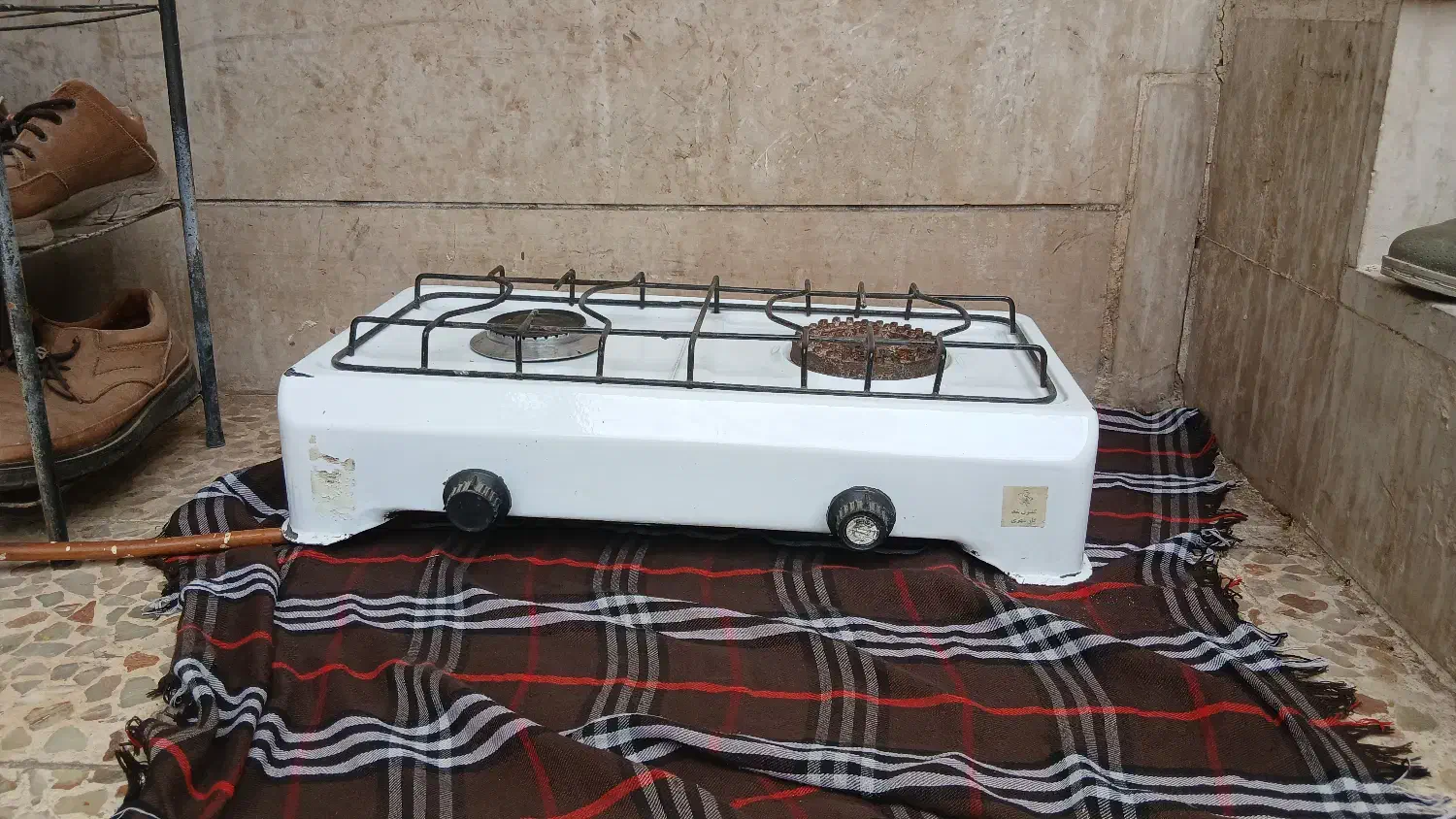 گاز لعابی دو شعله|اجاق گاز و لوازم برقی پختوپز|خرمآباد, |دیوار