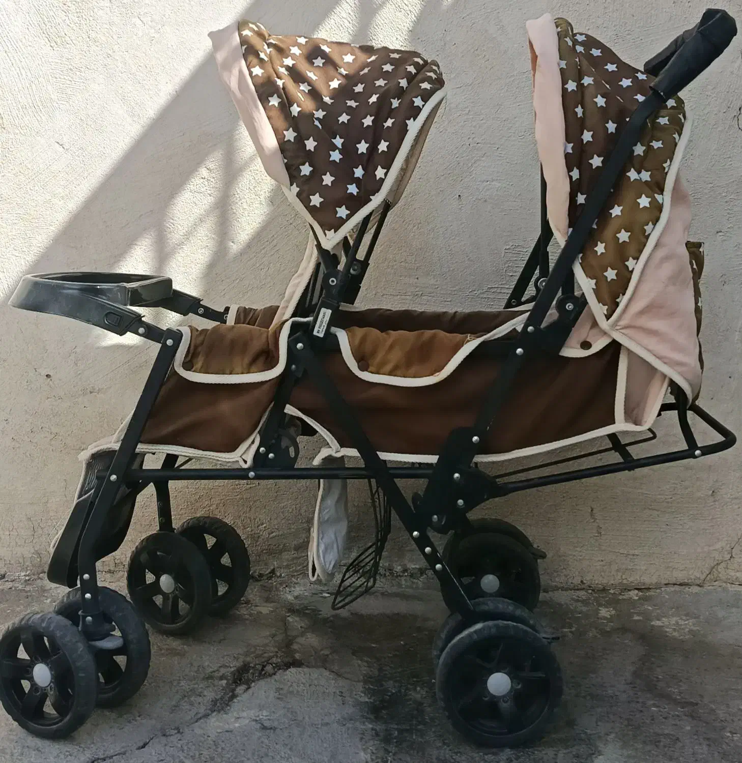 کالسکه دوقلو|کالسکه و لوازم جانبی|الشتر, |دیوار