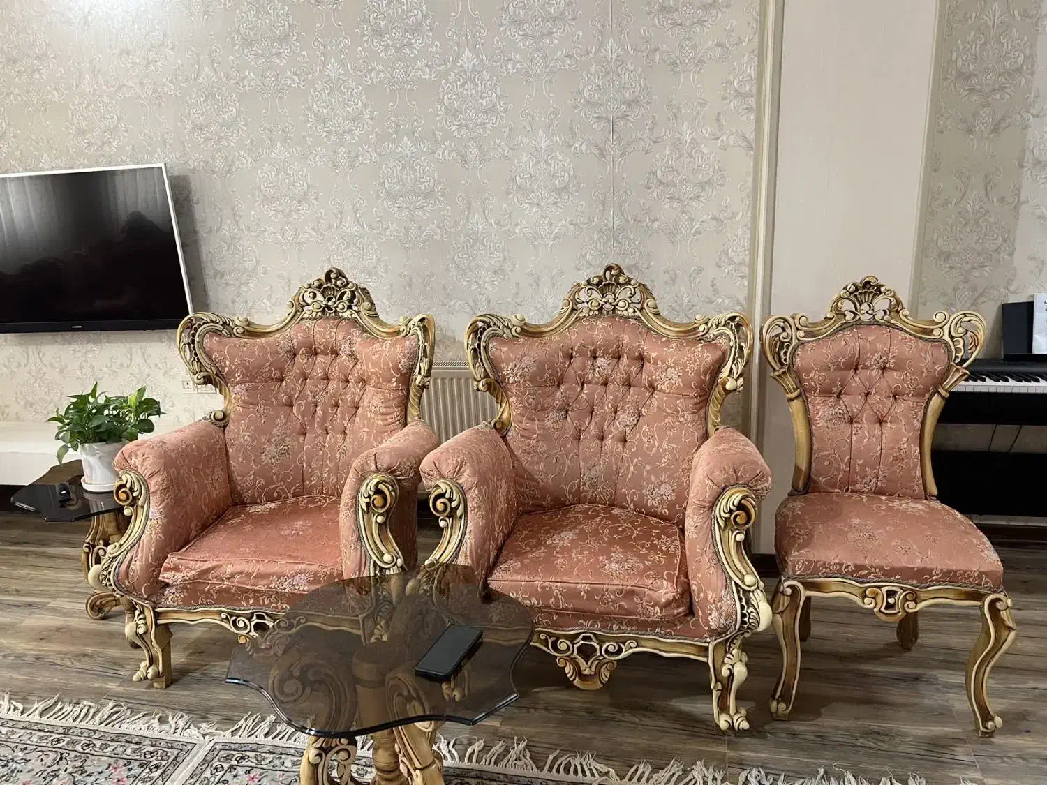 ست مبلمان ۹ نفره با ناهار خوری ۸ نفره|مبلمان خانگی و میز عسلی|مبارکه, |دیوار