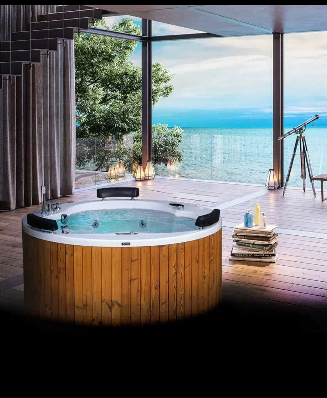 وان جکوزی گرد|لوازم حمام|اراک, |دیوار