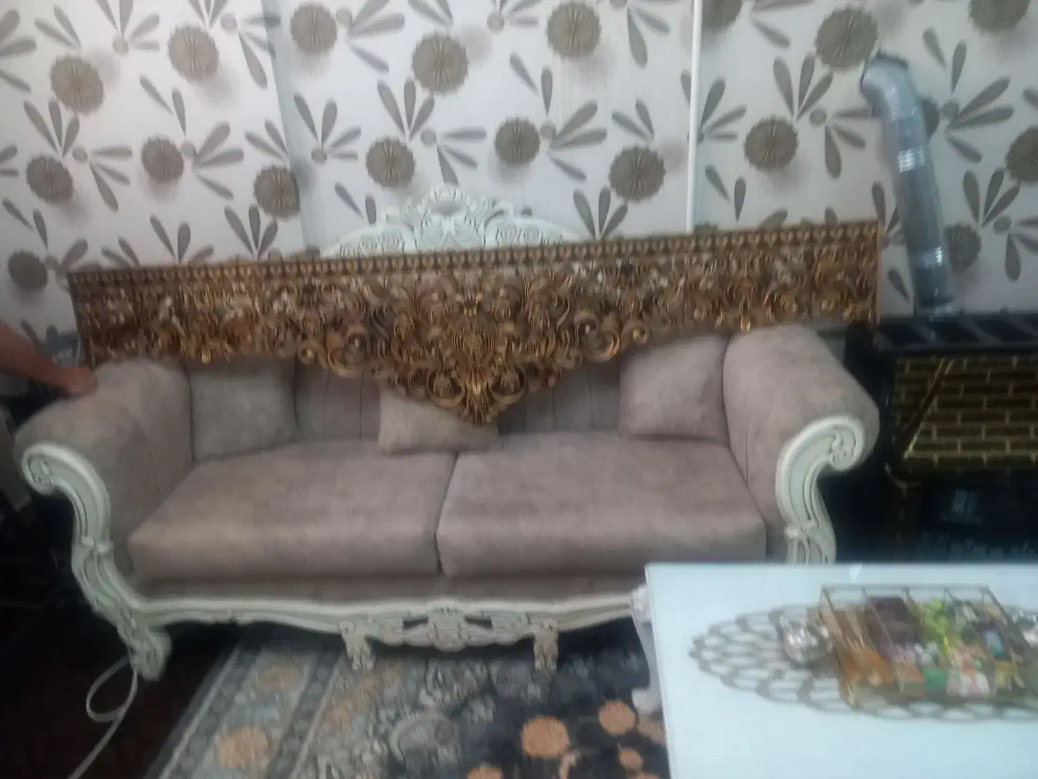 پرده پذیرایی همراه قاب،پرده اتاق خواب|پرده، رانر، رومیزی|قزوین, |دیوار