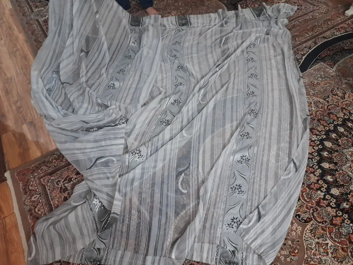 پرده۲ عدد ۵۰۰ هزارتومن|پرده، رانر، رومیزی|رودهن, |دیوار