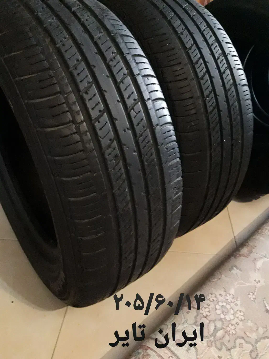 ۴حلقه لاستیک کارکرده۱۸۵/۶۵/۱۴ بارز ۲۰۵/۶۰/۱۴|قطعات یدکی و لوازم جانبی|تهران, جی|دیوار
