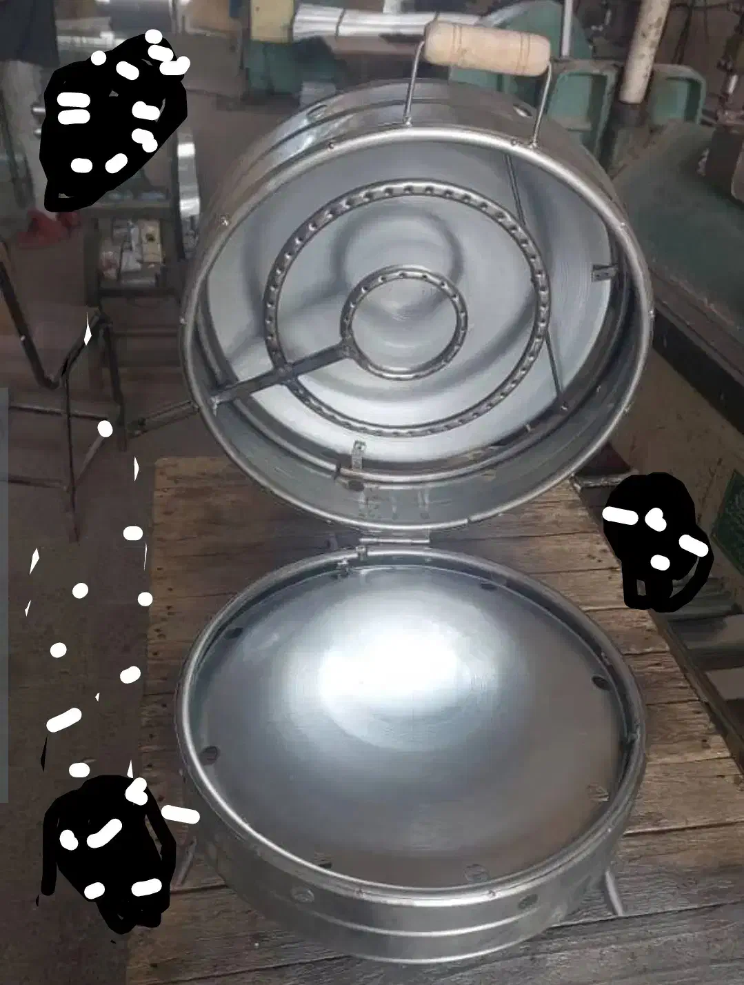 تنور خلیجی گازی گالوانیزه صدفی گرد|اجاق گاز و لوازم برقی پخت‌وپز|اصفهان, نقش جهان|دیوار