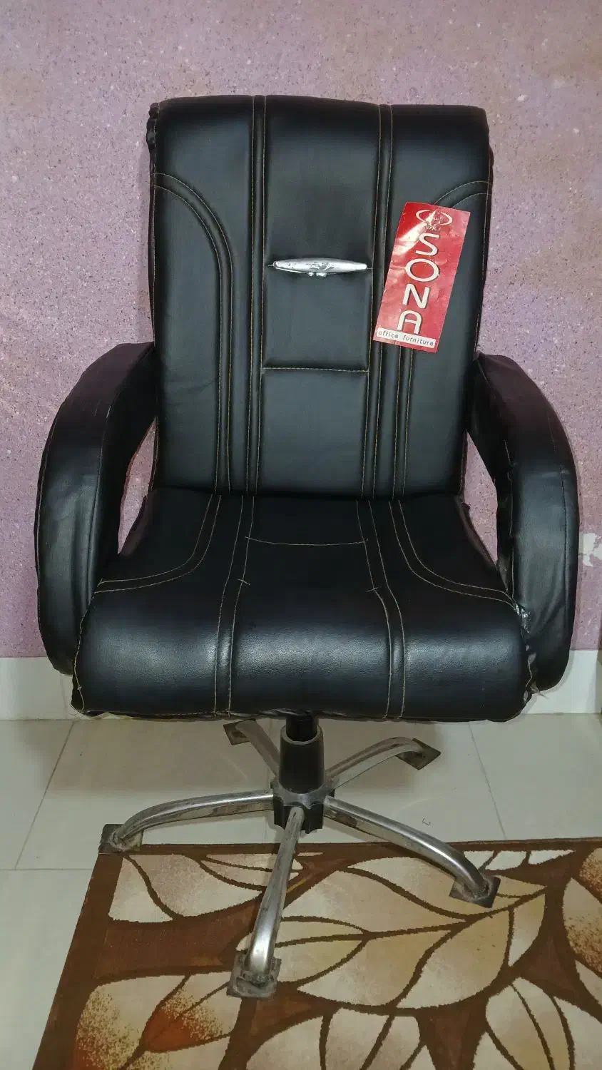 صندلی چرمی دفتری|مبلمان اداری|شاهرود, |دیوار