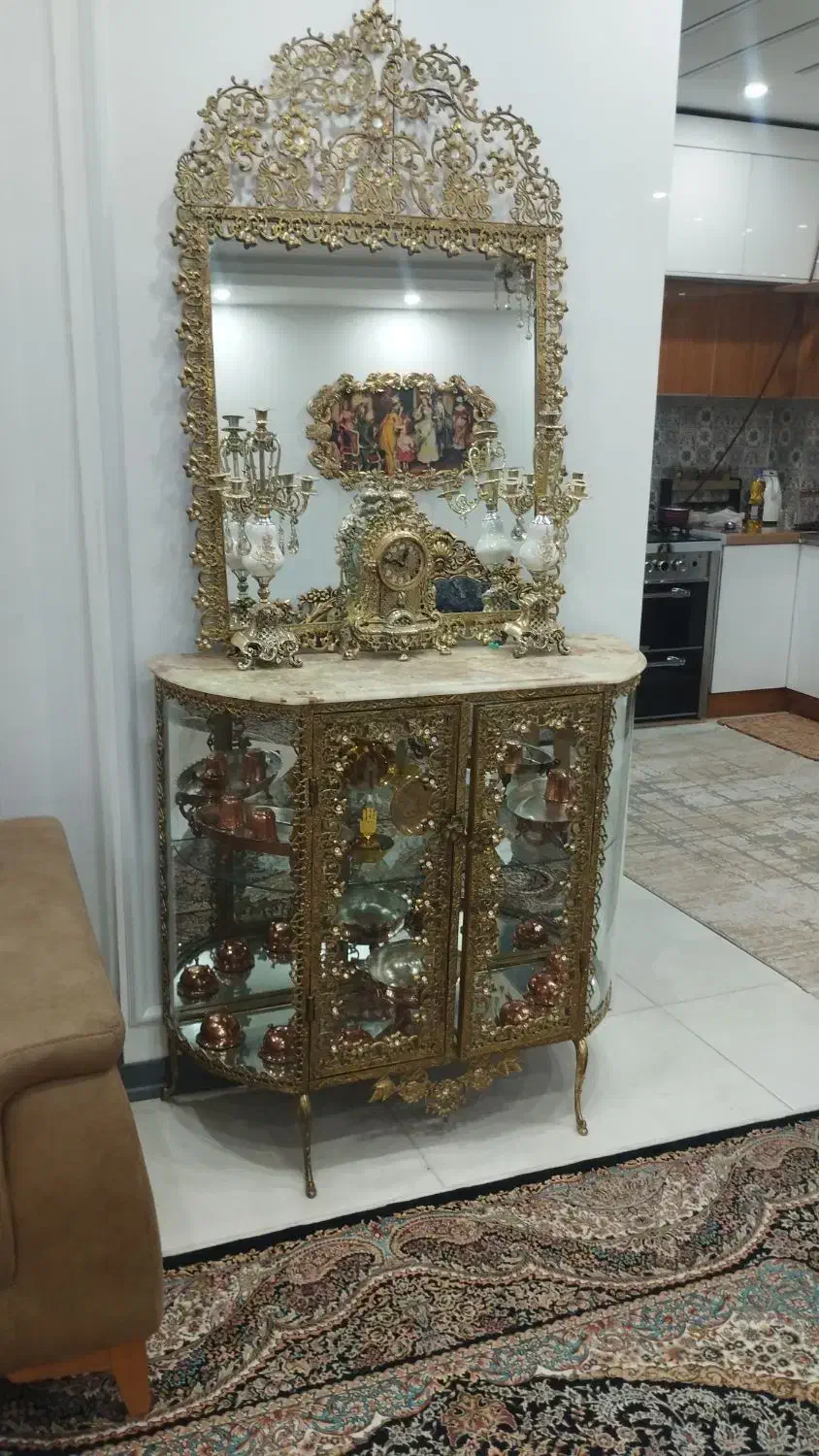 اینه کنسول و گاز نو ودرحدنونو|بوفه، ویترین، کنسول|ملارد, |دیوار