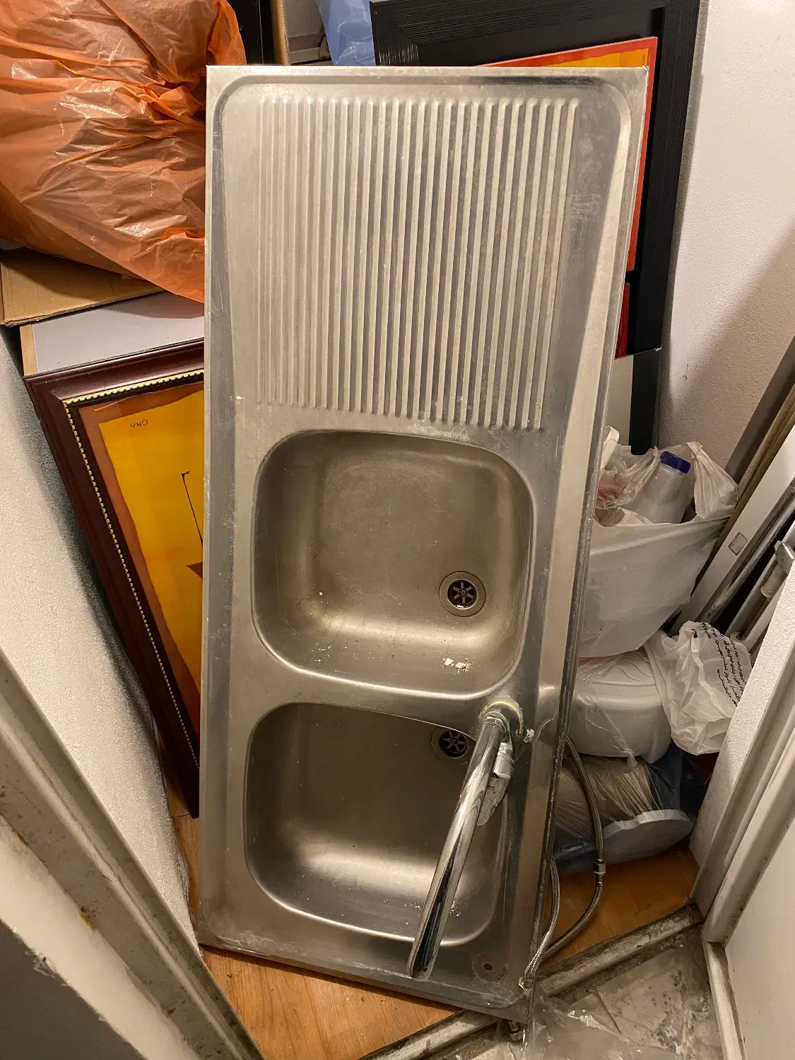 سینک دولگن|آب‌چکان و نظم‌دهنده ظروف|رشت, گلباغ نماز|دیوار