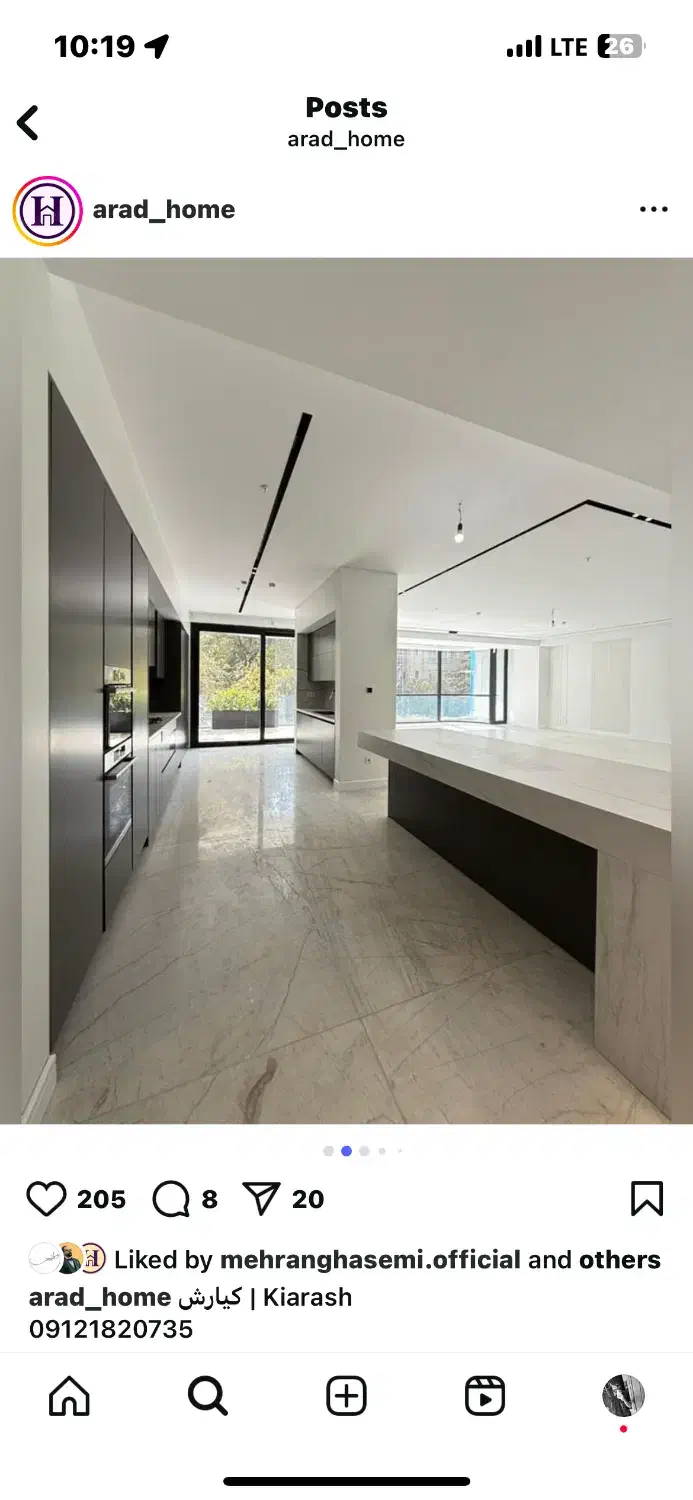 یاسر ۱۷۰متر مدرنتکواحدی ۲پارکینگ سندی|فروش آپارتمان|تهران, نیاوران|دیوار