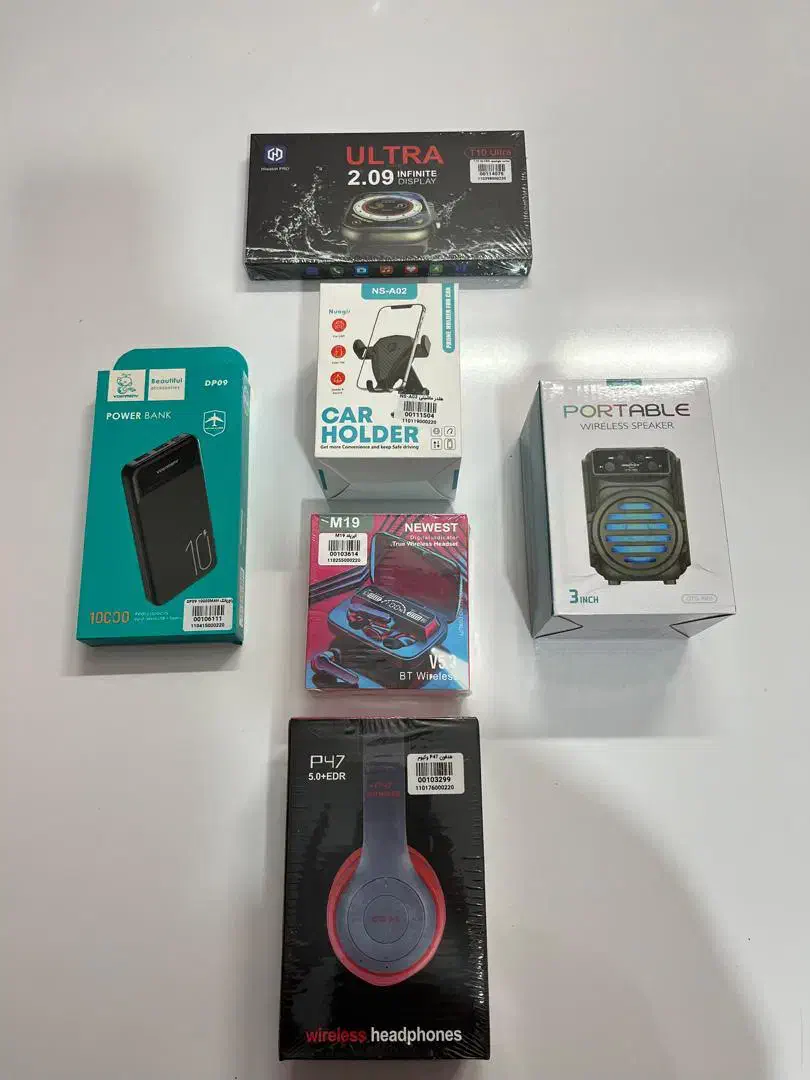 «تخفیف ویژه»۶قلم لوازم جانبی جمعا فقط ۲میلیون|لوازم جانبی موبایل و تبلت|رفسنجان, |دیوار