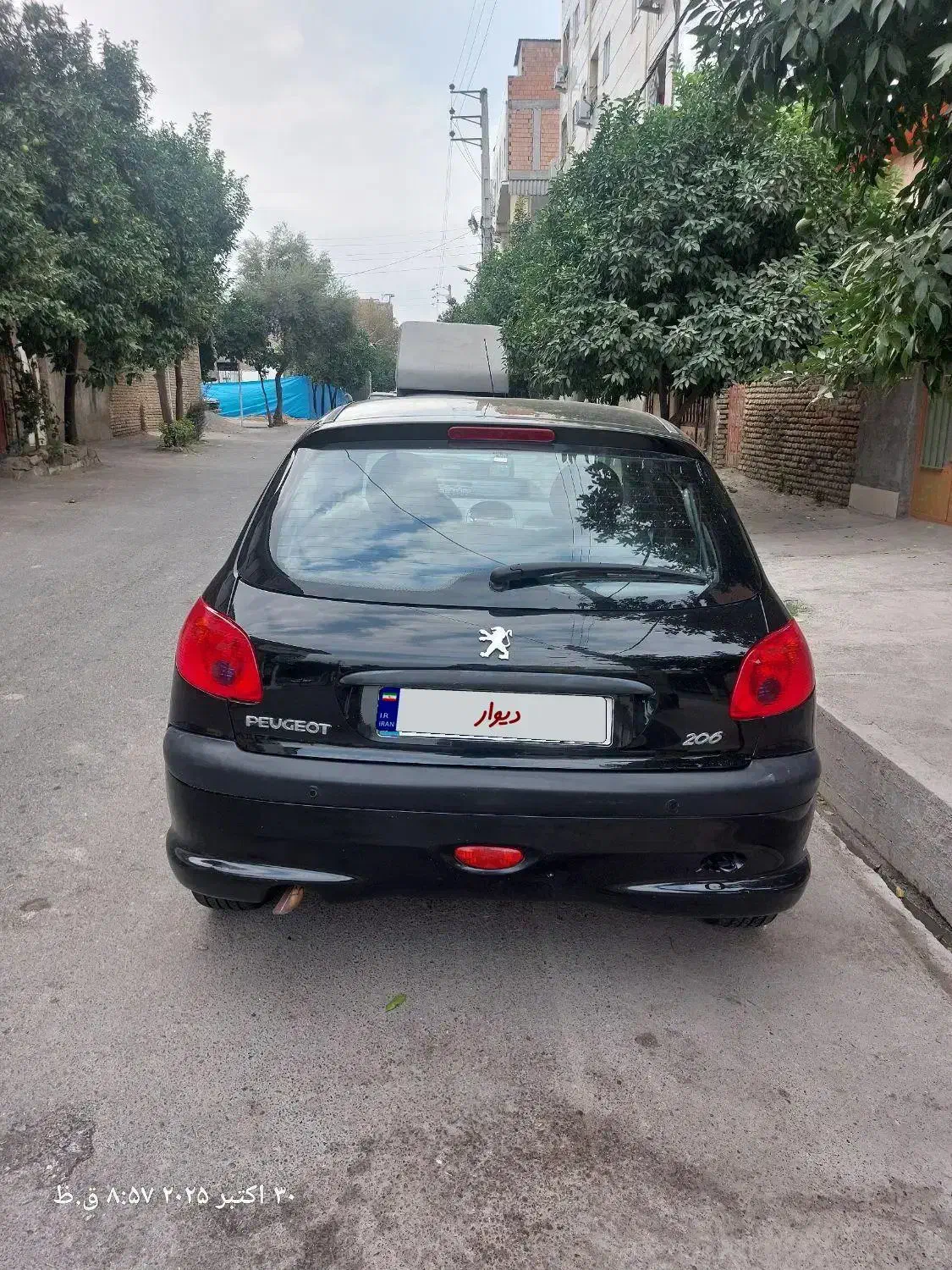 پژو206مدل 94تیپ 5در حد|خودرو سواری و وانت|گرگان, |دیوار