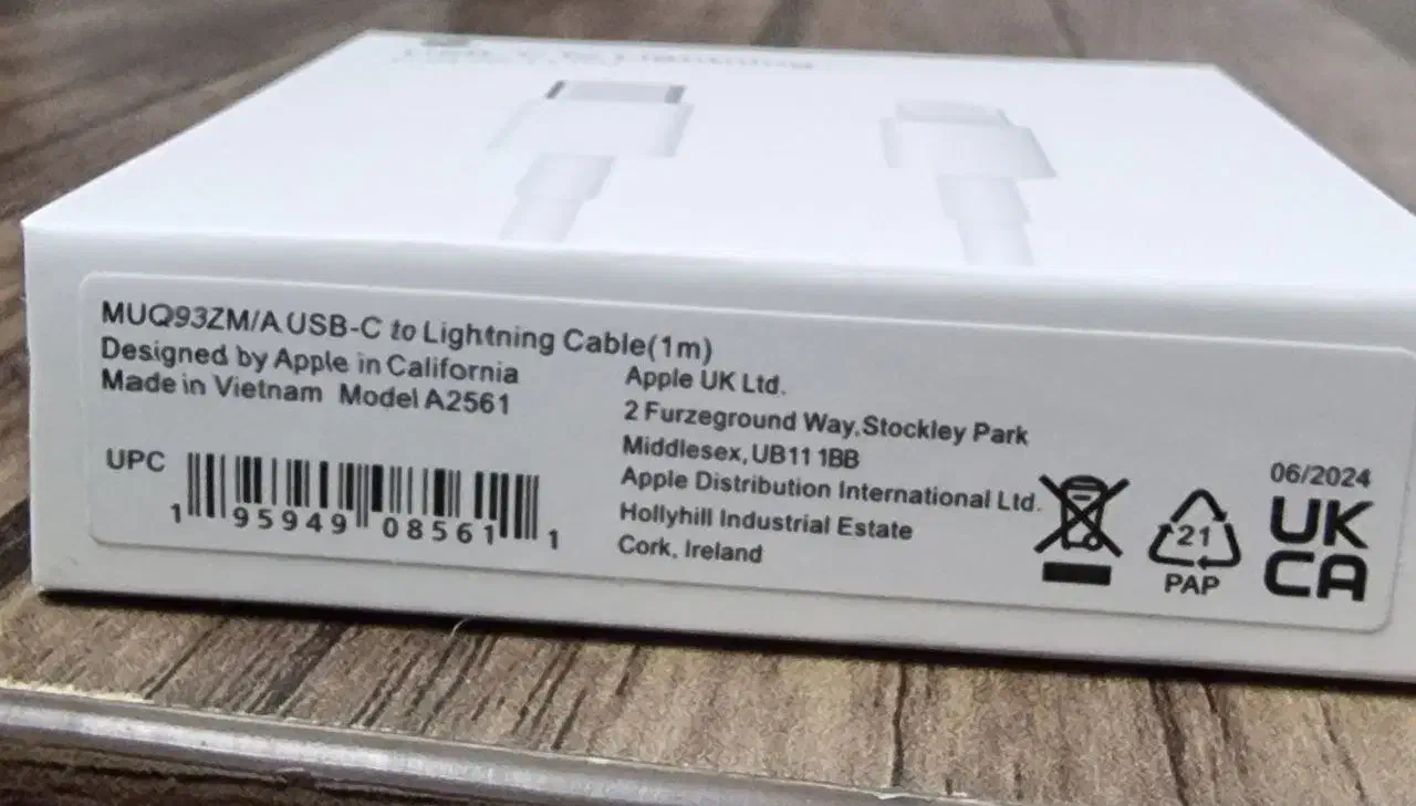 کابل شارژ اصلی آیفون|لوازم جانبی موبایل و تبلت|اصفهان, قلعه طبره|دیوار