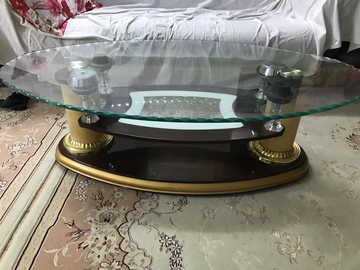 فروش پرده ، گاو صندوق،گلدان تزیینی و میز جلو مبلی|پرده، رانر، رومیزی|قم, شاه سید علی|دیوار