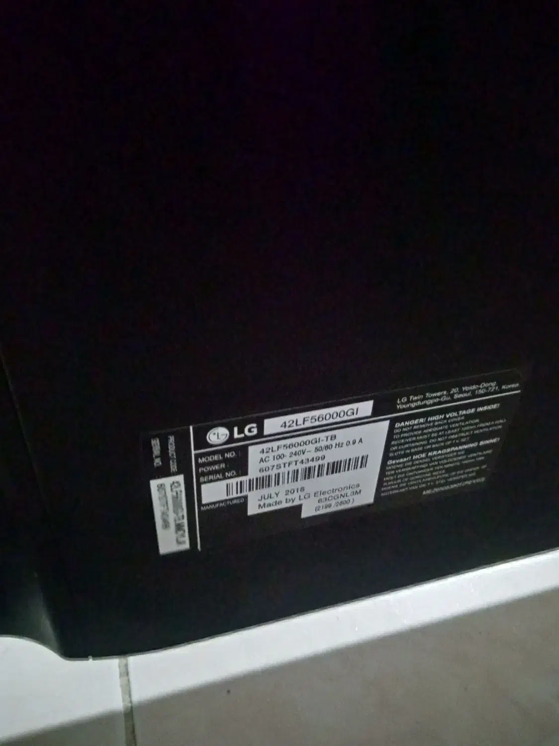 تلوزیون ال جی ۴۲|تلویزیون و پروژکتور|ملارد, |دیوار