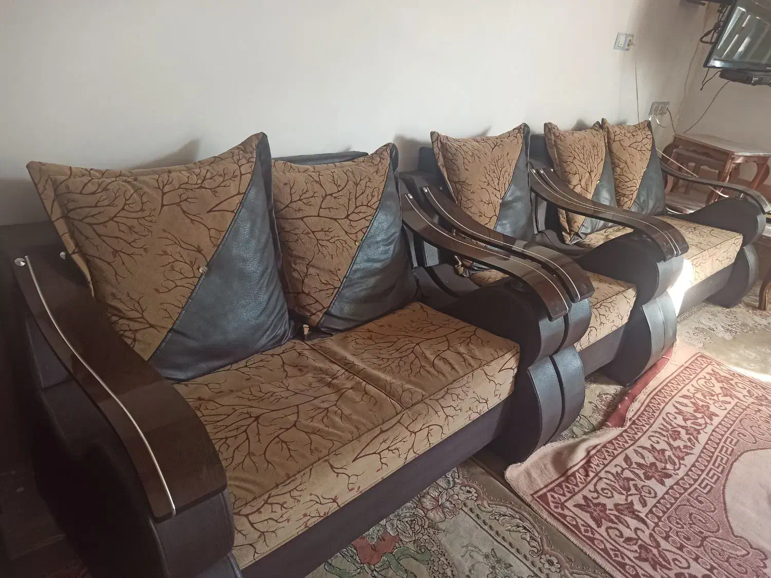 مبل ۱۲ نفره|مبلمان خانگی و میز عسلی|جهرم, |دیوار
