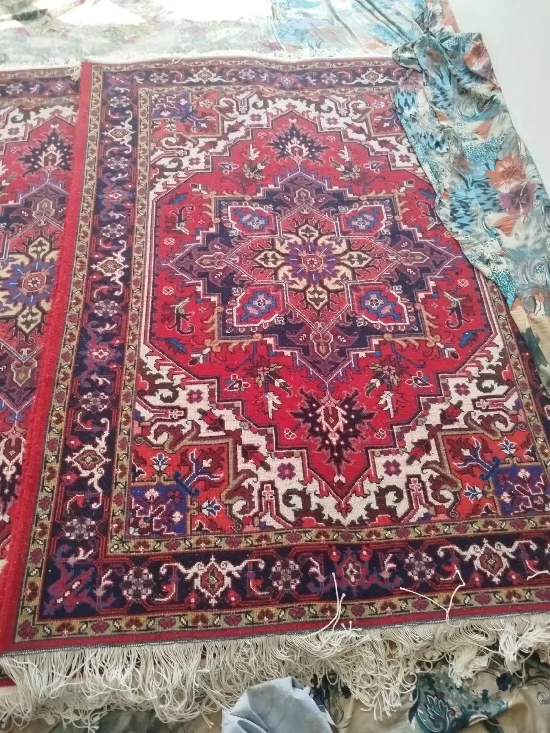 جفت خالچه هریس  نقشه|فرش|تبریز, |دیوار