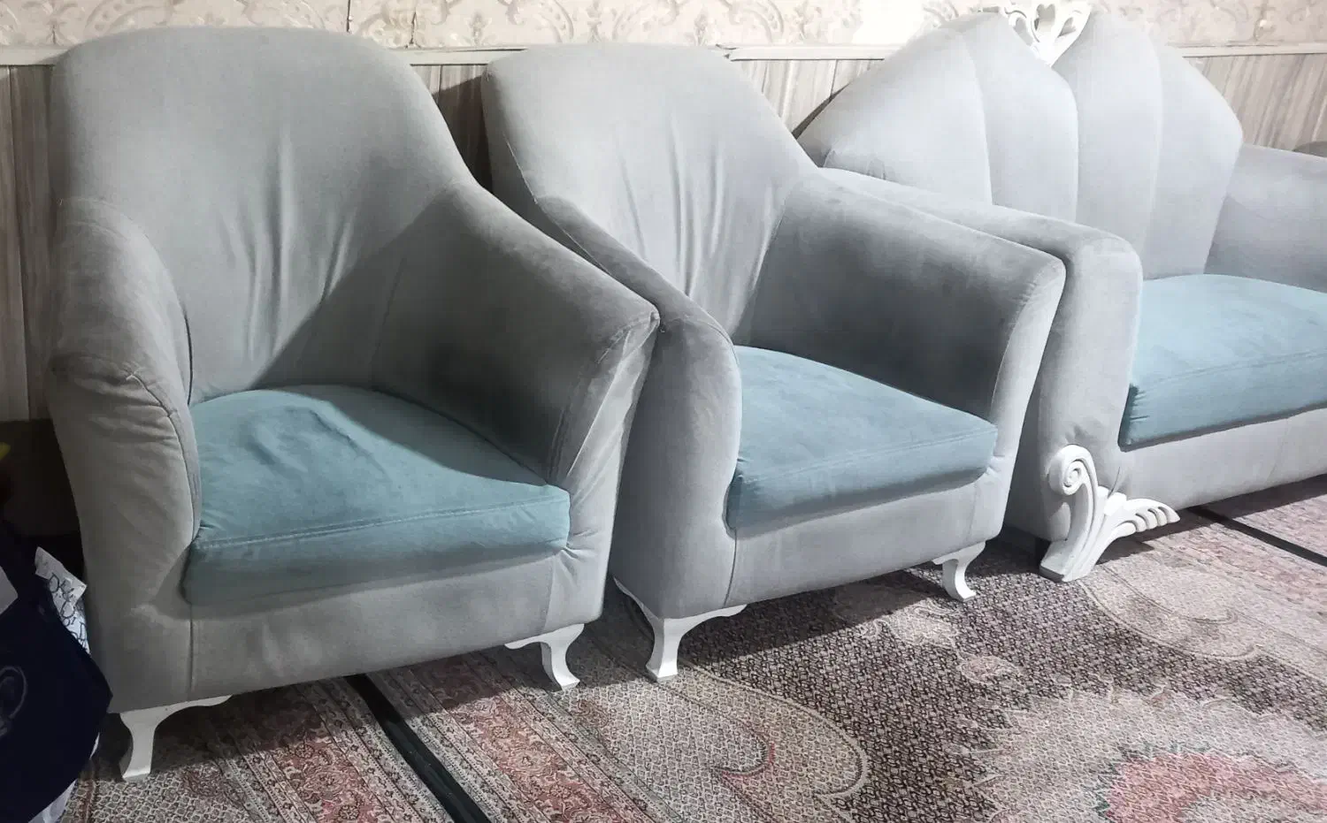 مبل راحتی هفت نفره|مبلمان خانگی و میز عسلی|کرج, محمد آباد|دیوار