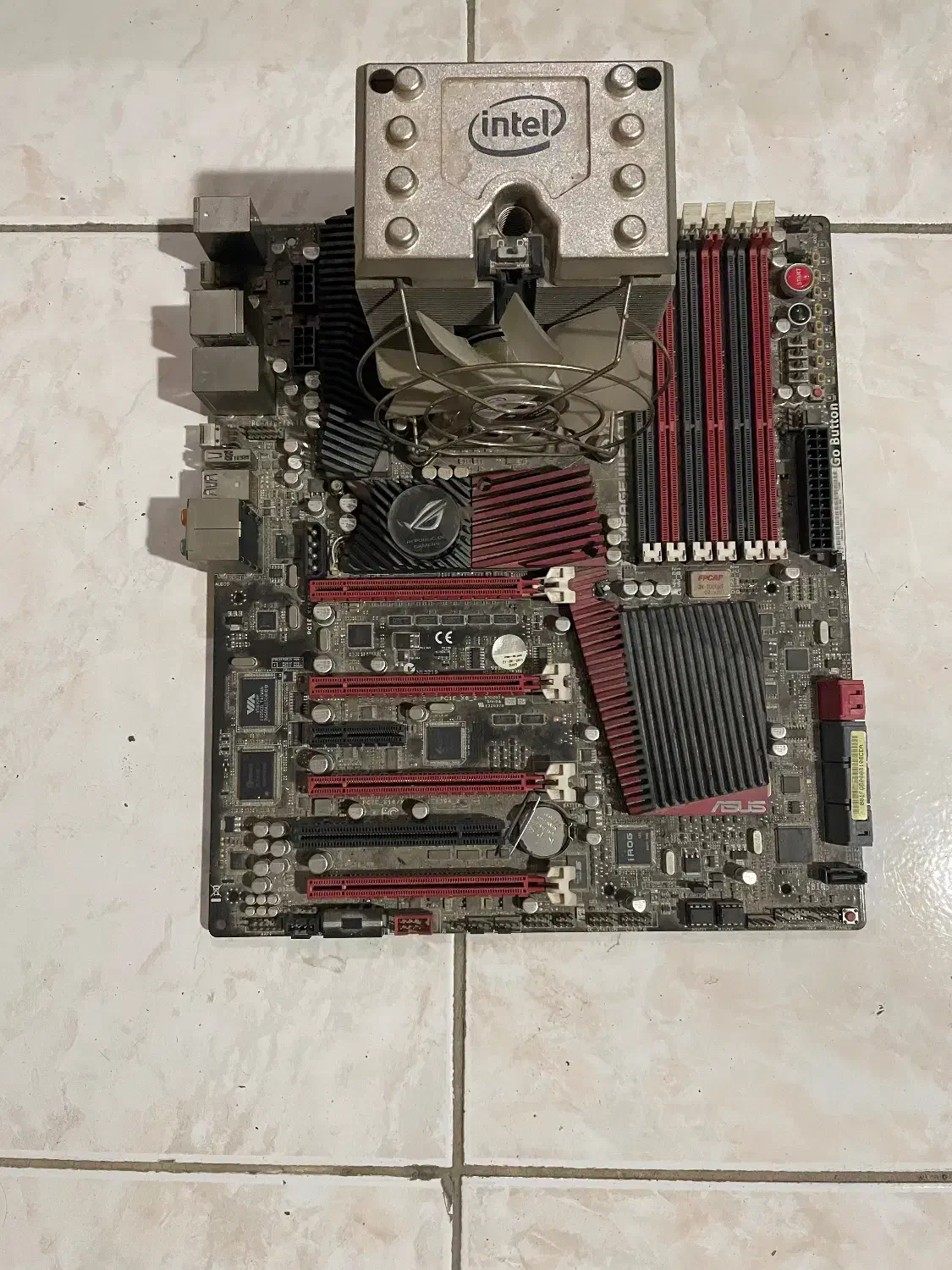 یک عدد cpu intel core با مادر برد asus|قطعات و لوازم جانبی رایانه|کرج, کمال‌شهر|دیوار