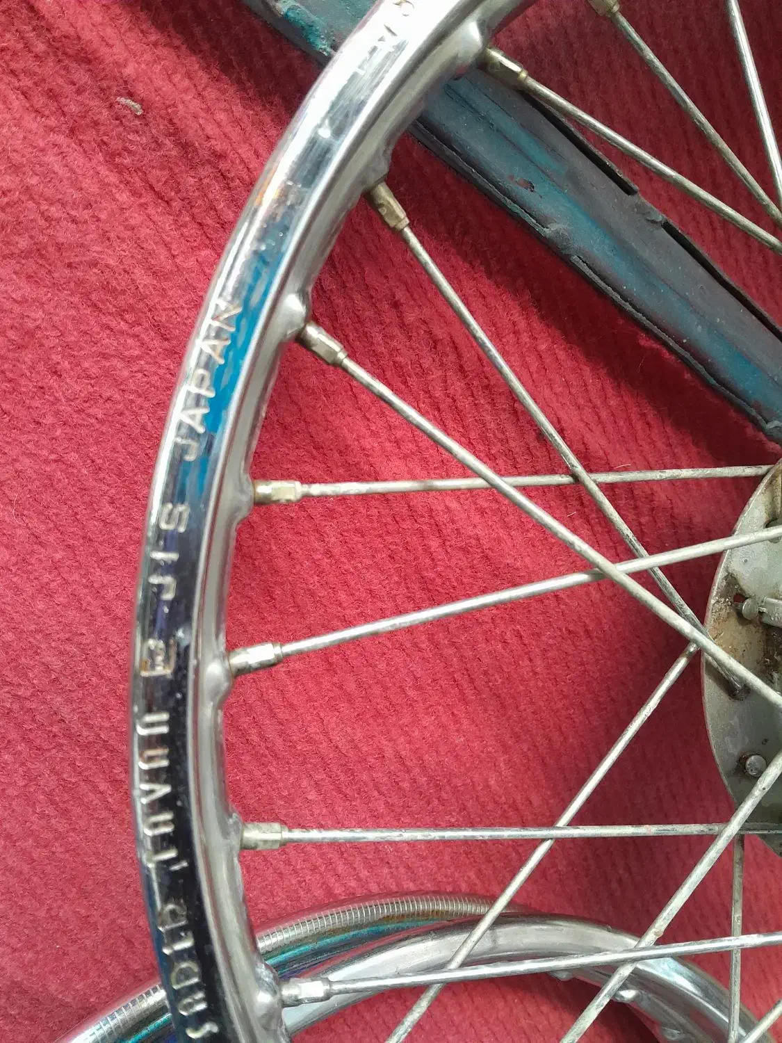 رینگ جلو و عقب موتور سیکلت ژاپنی ب شرط|قطعات یدکی و لوازم جانبی|خانمیرزا, |دیوار