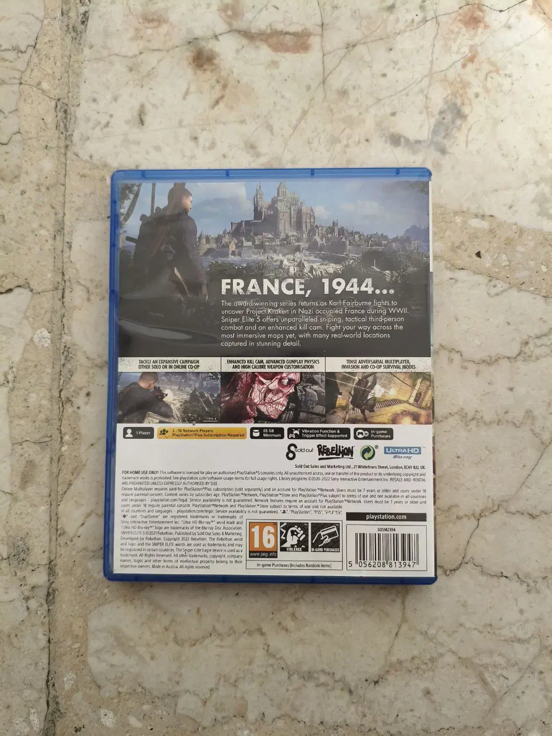 بازی ps5 sniper elite 5|کنسول، بازی ویدئویی و آنلاین|تهران, جردن|دیوار