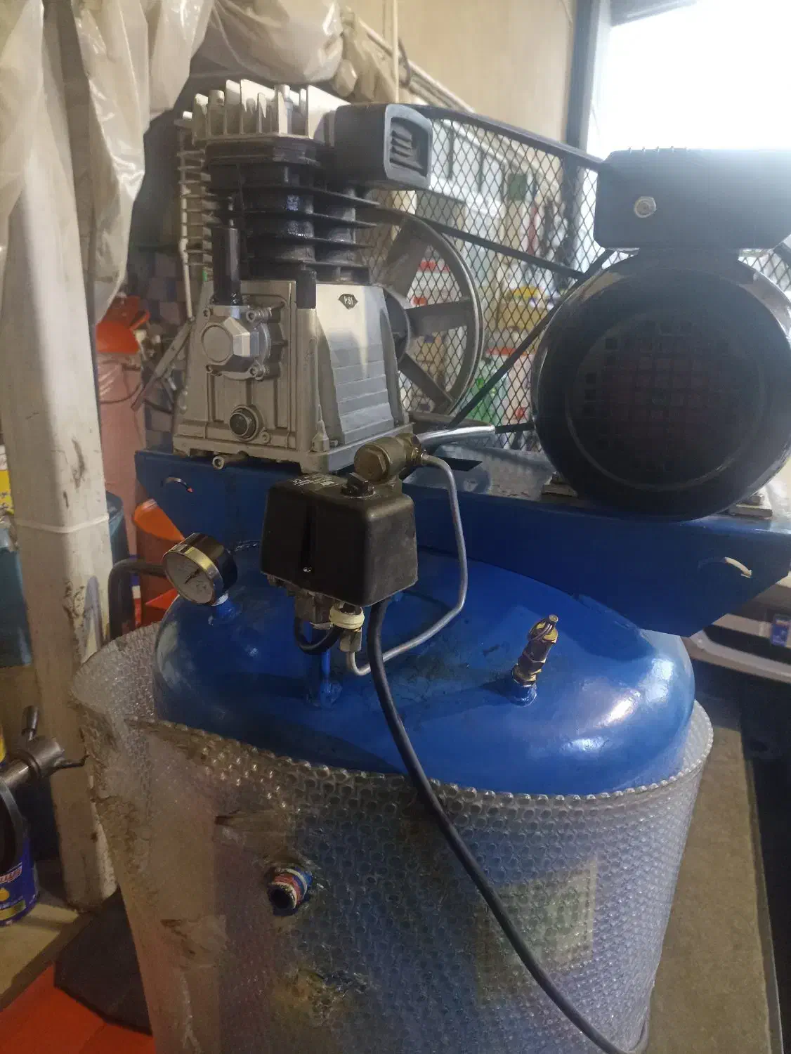 پمپ باد 250لیتری|فروشگاه و مغازه|لالجین, |دیوار