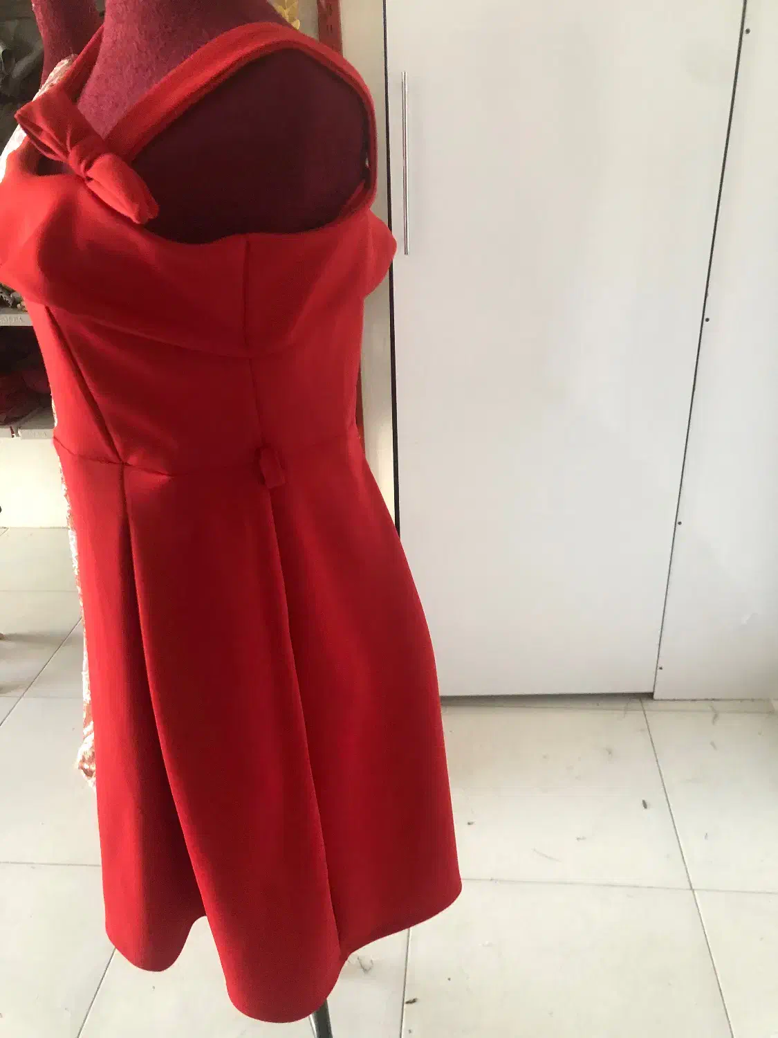 لباس مجلسی عروسکی کوتاه شیک|لباس|جم, |دیوار