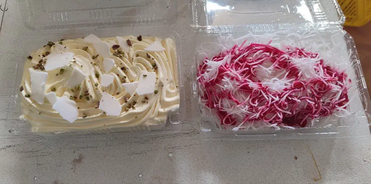 بستنی حصیری ، لیوانی ، فالوده ، سنتی|خوردنی و آشامیدنی|ساوه, |دیوار