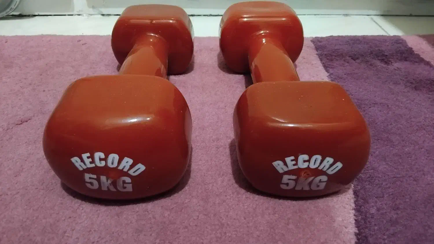دمبل ۵ کیلویی رکورد|تجهیزات ورزشی|تهران, شادآباد|دیوار