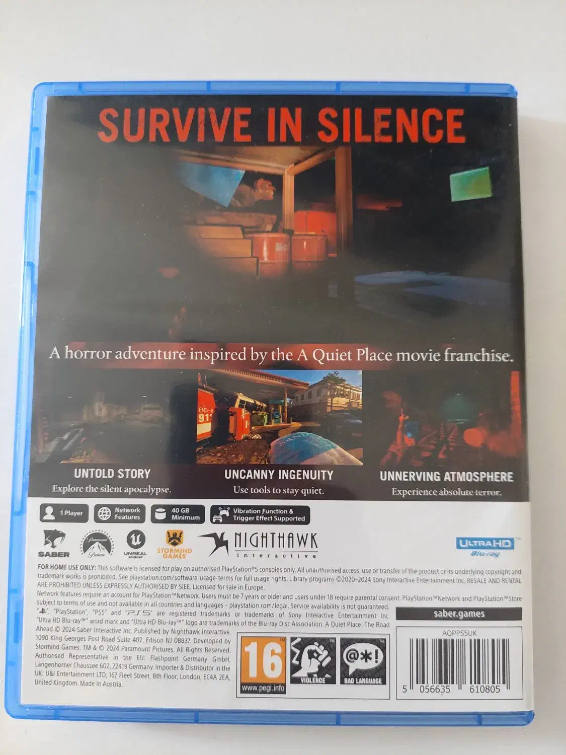 دیسک بازی A Quiet Place|کنسول، بازی ویدئویی و آنلاین|تهران, کوهک|دیوار