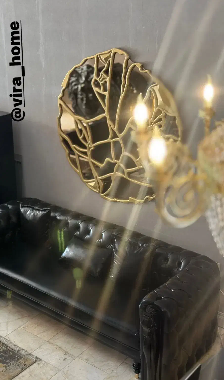 آینه با فریم چوبی|آینه|پردیس, شهرک صنعتی خرمدشت فاز ۷|دیوار