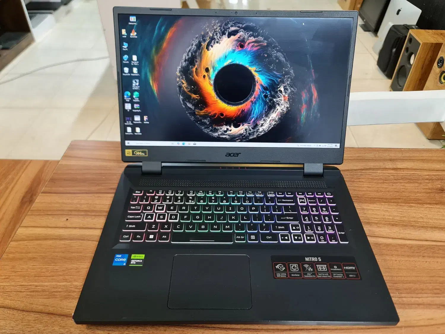 acer nitro5 گیمینگ حرفه ای 17اینچ‌ core i5 ram 32|رایانه همراه|شیراز, فرگاز|دیوار