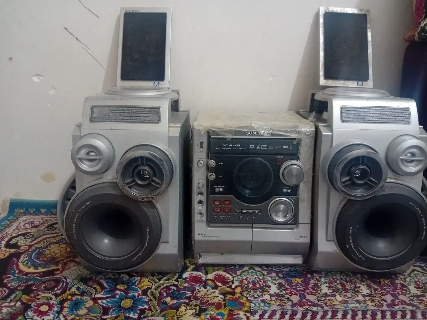 باندسونیافلش خورودی وی دی نوارخوردرحدنو|سیستم صوتی خانگی|درمیان, |دیوار